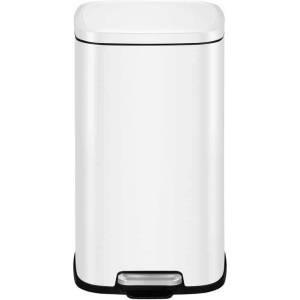 EKO Кош за отпадъци с педал EKO - Stella, 20 l, бял (EKO 938420 - Matt s/s White)