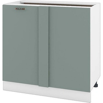 ИРИМ Долен ъглов кухненски шкаф Сити БФ-Олив мат-11-42 90 см