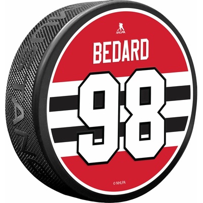 Mustang Puk Chicago Blackhawks NHL Name & Number - Connor Bedard