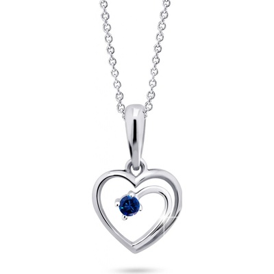 Cutie Diamonds přívěsek z bílého zlata se safírem DZ6300 1602 40 SF X 2