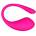 Lovense Вибратор яйце Lovense LUSH 3, с Апликация, Силиконов, Розов