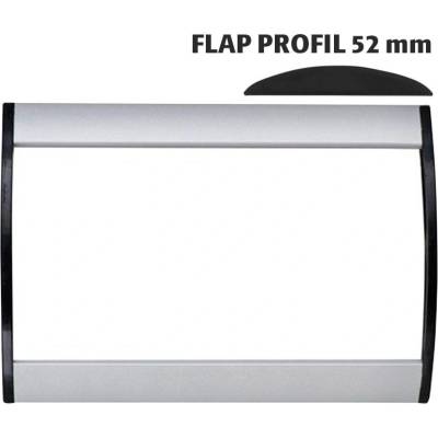 A-Z Reklama CZ Orientační nástěnná tabulka 52 × 100 mm - Flap Profil – kód UDS520NA10