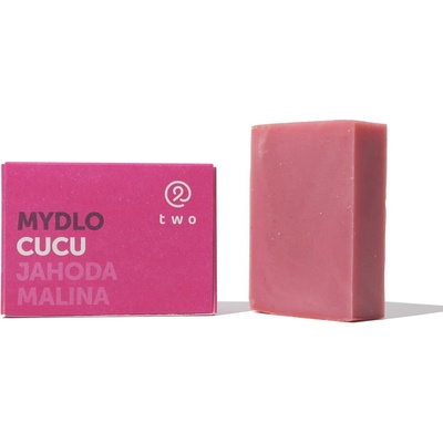 two cosmetics CUCU jahodové tuhé mydlo 100 g