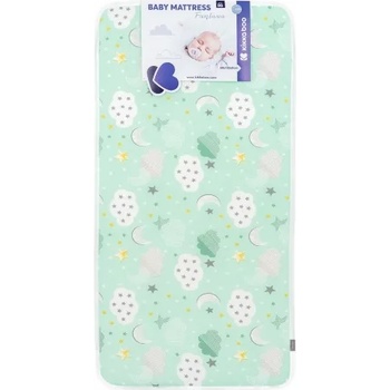 KikkaBoo Матрак KikkaBoo - Fantasia, 60 x 120 x 9 cm, Clouds Mint (41107030004)