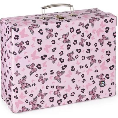 OxyBag Kufrík lamino hranatý A4 Oxy Next Butterfly
