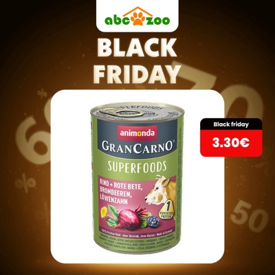 Animonda Gran Carno Superfoods Adult hovädzie čv. repa černice púpava 400 g