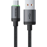 Mcdodo Кабел за данни - Mcdodo (CA-3990) - USB → Micro-USB, найлон оплетка, алуминий, QC4.0, 1m - Черен