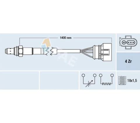 Lambda sonda FAE 77461
