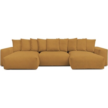 Bobochic Ъглов диван от рипсено кадифе в цвят горчица Voltaire - Bobochic Paris (WT-DNUU-N----W_1 P1021)