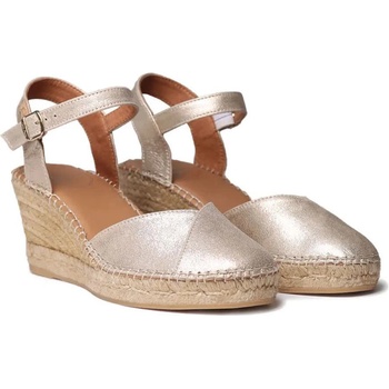 TONI PONS Bianca-AS Wedge Espadrilles - Beige / Silver (Champagne)