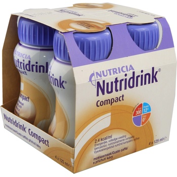 NUTRIDRINK COMPACT S PŘÍCHUTÍ KÁVY POR SOL 4X125ML