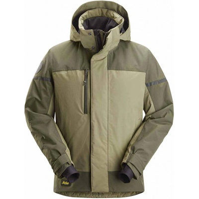 AllroundWork Vodeodolná SNICKERS 1112 zimná bunda Khaki