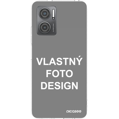 Púzdro Picasee silikónové Xiaomi Redmi 10 5G - Vlastný design/motiv čiré