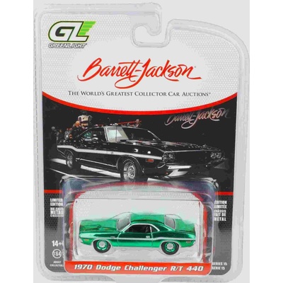 GreenLight Dodge Challenger R/T 440 zelená metalíza 1970 1:64