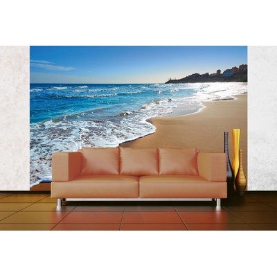 DIMEX ART Самозалепваща се флизелинова фототапета плаж курела 375 x 250 см