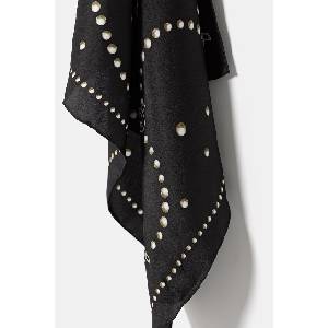Karl Lagerfeld шалче дамско от коприна IKON (B3W33038)