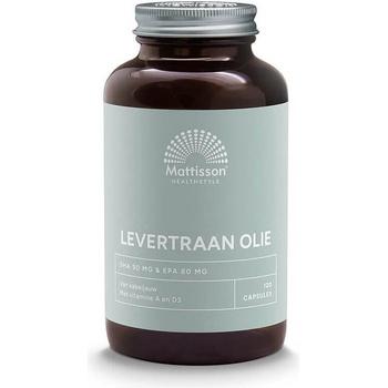 Mattisson Healthstyle Черен дроб от треска (масло) 120 капсули | Mattisson Healthstyle (MT2345)