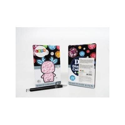 LEAN Toys Creative Reindeer Kit DIY Diamonds Crystals Blue
