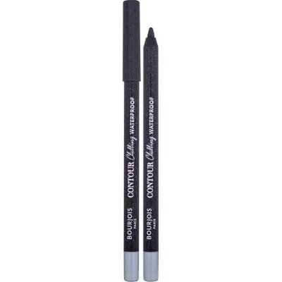 Bourjois Contour Clubbing Waterproof 24H дълготраен водоустойчив молив за очи 1.2 гр нюанс 55 Ultra Black Glitter