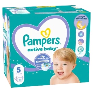 Pampers Active Baby MB (111 бр. /кутия) S5+