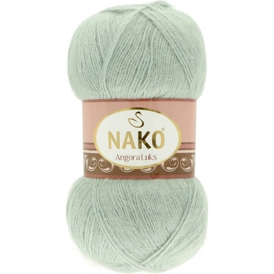 Nako Angora Luks 10023 sivo zelená