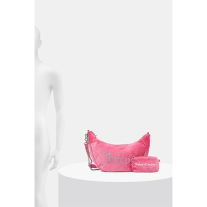 Juicy Couture чанта тип кроасан дамска от кадифе Kimberly (BIJQL8933WPO)