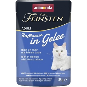Animonda Vom Feinsten Raffinesse In Gelee пиле и сьомга в желе 85 г