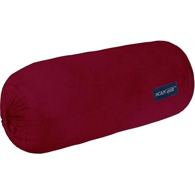 SCANquilt prostěradlo Jersey soft tmavě červené 180x200