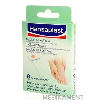 Beiersdorf Hansaplast náplasť na kurie oká 1 x 8 ks