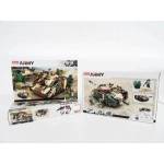 Mattel *SLUBAN BLOCKS, 524 pcs. , army, czolg, kart