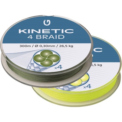 Sert Splétaná šnůra 4X SRT Fluo Yellow 135m - 0,12 mm