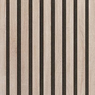 Archo - Akustický panel Design line Folie Dub sonoma na černém HDF 800 x 400 x 21 mm