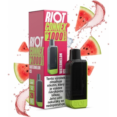 RIOT Connex 1000 předplněná kapsle Watermelon Ice 18mg