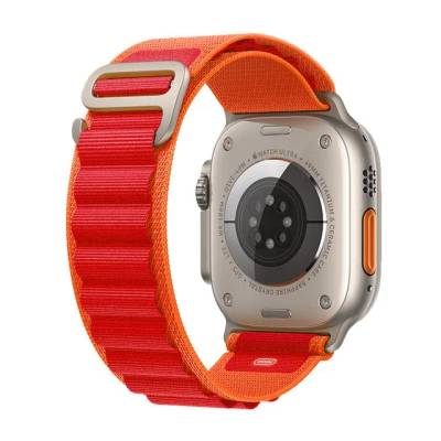 iMore Řemínek Alpský tah pro Apple Watch Ultra 1/2 (49mm) - Oranžový / Červený