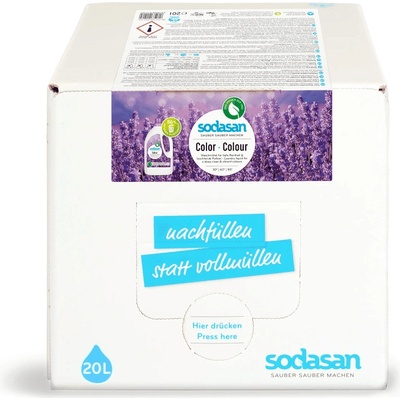 sodasan COLOR tekutý prací prostriedok levanduľa 20 l
