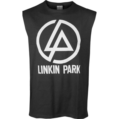 Amplified Metal Linkin Park Circle Logo sivá