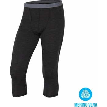 Husky merino termobielizeň 3/4 čierne
