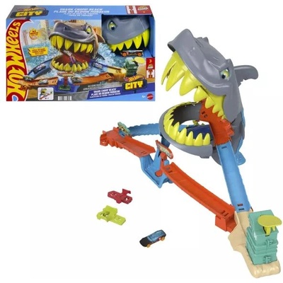 Mattel Hot Wheels: Писта за напад на акули (JHL96)