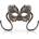 OhMama Masks Venetian Eyemask 230039 Copper