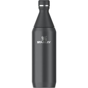 STANLEY Черна термо бутилка от неръждаема стомана 600 ml All Day Slim Bottle Black - Stanley (100000108549)