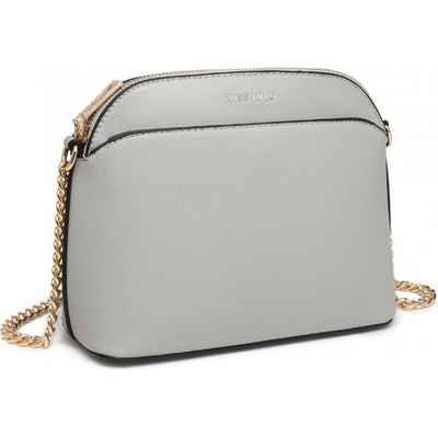 Sivá elegantná crossbody dámska kabelka Chrisa