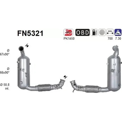 AS Filtr pevných částic ASA FN5321