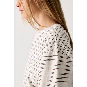 rag & bone блуза с дълги ръкави дамска от памук Kelly (RE7226HT3KW)