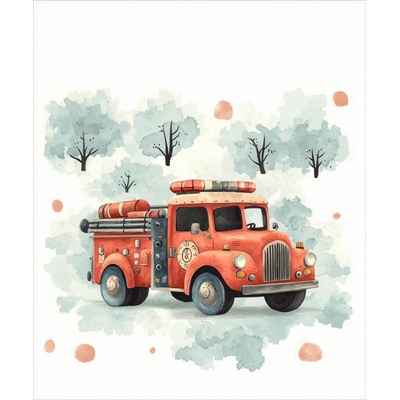 Takoy Teplákovina Takoy PANEL 50x60 požárníci