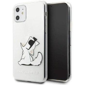KARL LAGERFELD Калъф Karl Lagerfeld Choupette Fun iPhone 11 / Xr - прозрачен (3700740466766)
