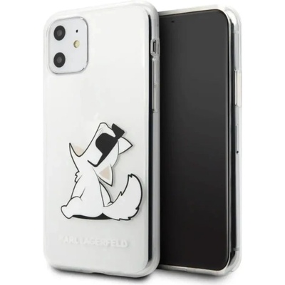 KARL LAGERFELD Калъф Karl Lagerfeld Choupette Fun iPhone 11 / Xr - прозрачен (3700740466766)