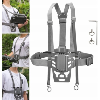 SunnyLife Popruh na krk Ramenní držák na hrudník pro DJI RC Plus Drone Remote / Zj844-d