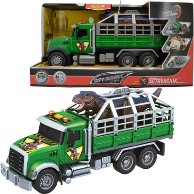 Sparkys CITY SERVICE CAR - 1:14 - Nákladní auto na přepravu dinosaurů