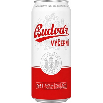 Budvar 10% 0,5 l (plech)
