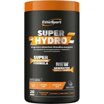 EthicSport SUPER HYDRO | Electrolytes & Carbs [500 грама] Ябълка с грейпфрут
